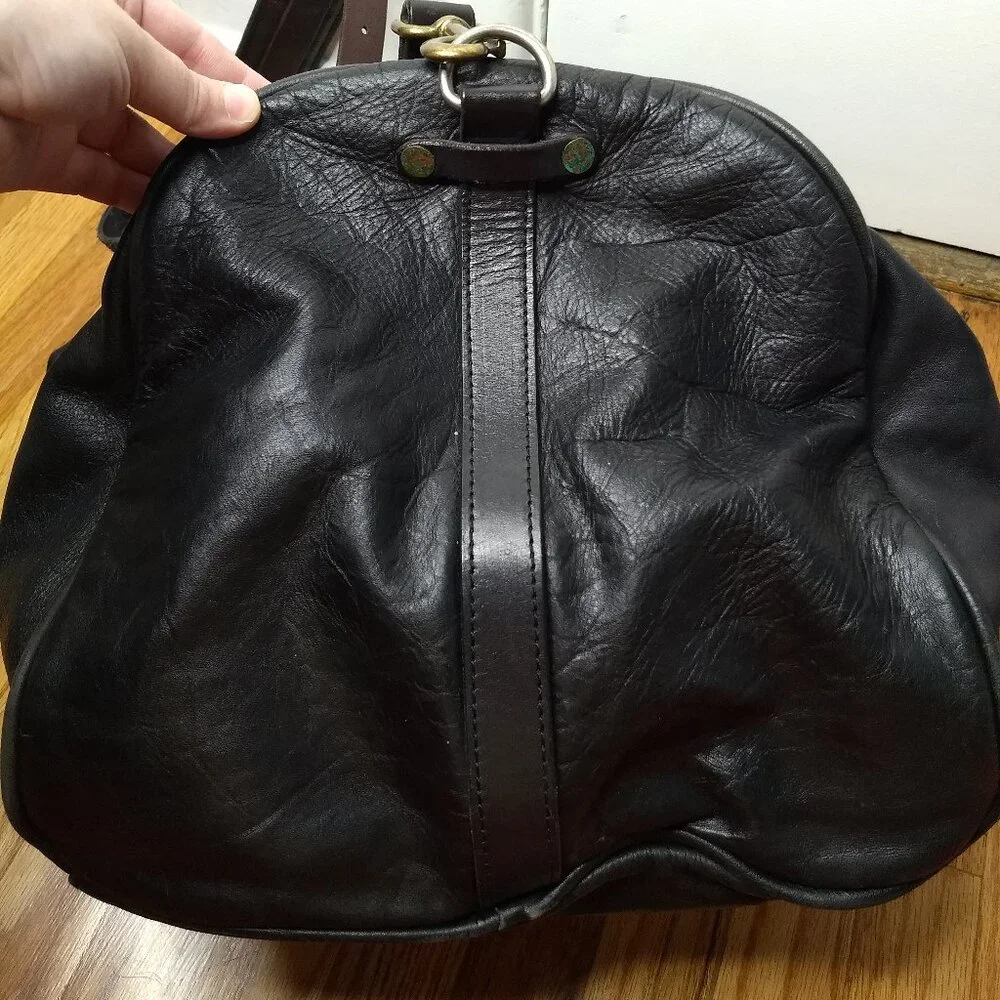 Rare Eagles Saquon Barkley Leather Bag Revisit Mitchell & Ness Travel Duffel